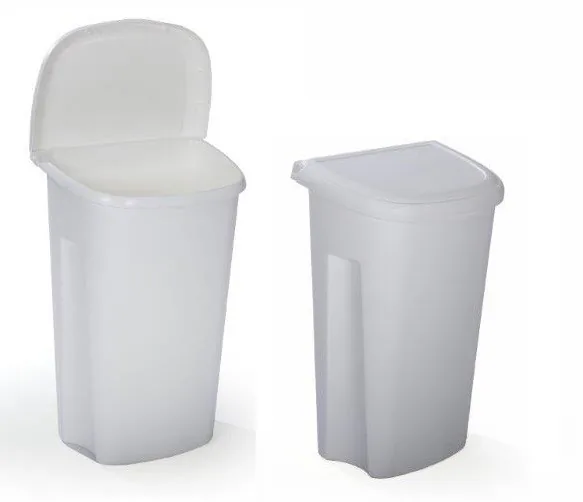 Waste Bin/Hamper with Lid-44 qt-Plastic