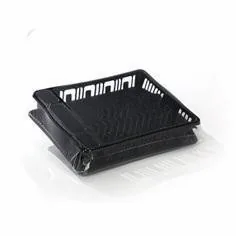 Dish Drainer W/Tray & Utensil Holder - Black