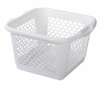 Laundry Basket-33.5 L-Square-Plastic