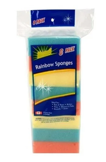 8 pc Rectangle Household Sponge