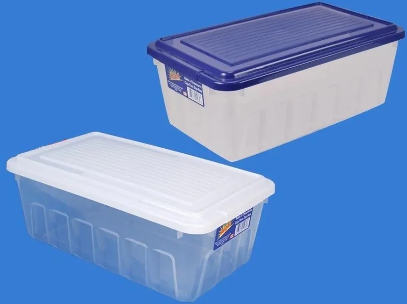 Storage/Shoe Box-6qt-Plastic-13"x7.5"x5"H