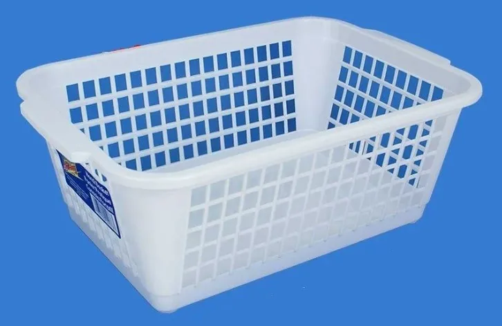 Plastic Basket - White