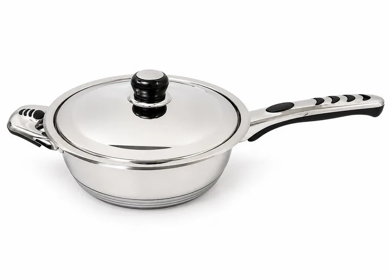 24 cm Frypan with S/S Lid 4 L