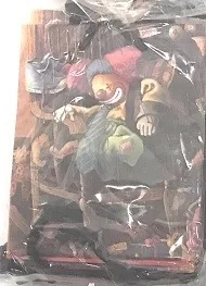 Gift Bag - Small 6" L x 4 3/4" W - Puppet Clown