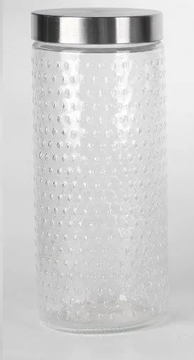 Glass Jar W/ Screw Top Lid-2200ml/2.2L