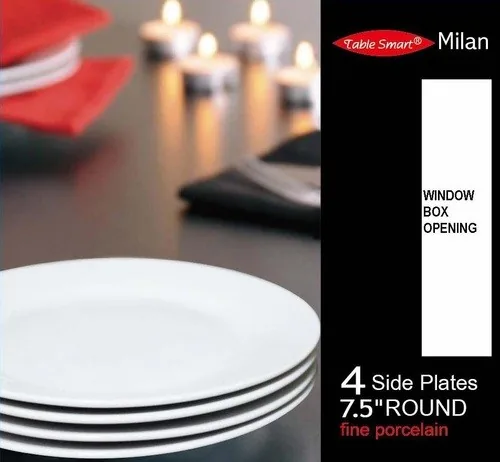 7.5" Side/Salad Plate - 4 pk. - Porcelain