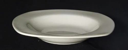 9.5" Rim Soup/Pasta Plate-Square-White