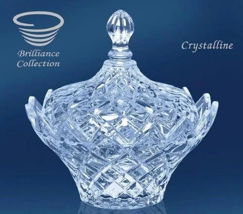 Candy Dish with Cover Crystalline
