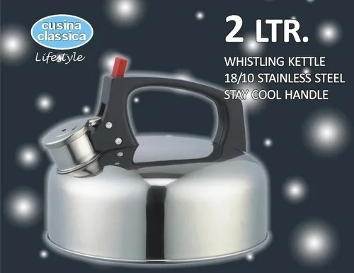 Tea Kettle Whistling 18/10 Stainless Steel 2 L