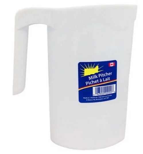 Milk Jug/Pitcher 1 Litre/35oz - Plastic