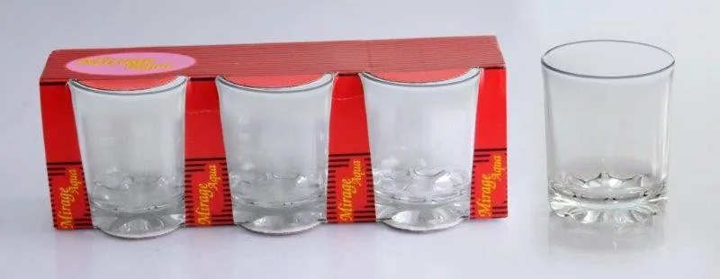 8.5 oz Old Fashion Whiskey Glass - Set of 3